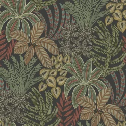 Brewster/ASP 2970-13902 Sumner Black Woodland Botanical Wallpaper> Architectural