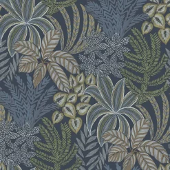 Brewster/ASP 2970-13904 Sumner Navy Woodland Botanical Wallpaper Best