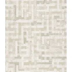 Brewster 376010 Tebessa Champagne Geometric Wallpaper Best