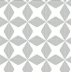Brewster/ASP 2902-25510 Telestar Black Geometric Wallpaper Outlet
