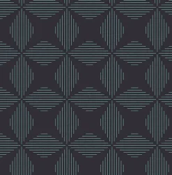 Brewster/ASP 2902-25508 Telestar Navy Geometric Wallpaper New