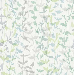 Brewster/ASP 2964-25937 Thea Green Floral Trail Wallpaper Discount