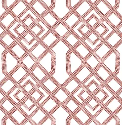 Brewster/ASP 2861-25705 Traverse Red Trellis Wallpaper> Florals