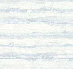 Brewster/ASP 2927-81402 Truro Light Blue Weathered Shiplap Wallpaper Clearance