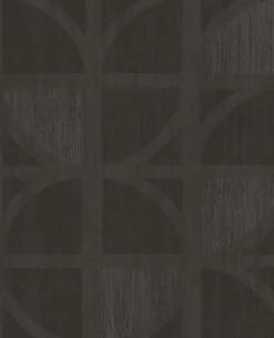 Brewster 395814 Tulip Chocolate Geometric Trellis Wallpaper> Florals