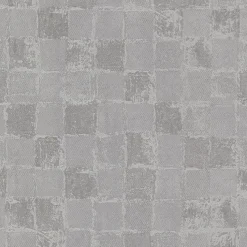 Brewster/ASP 4019-86421 Varak Silver Checkerboard Wallpaper> Florals