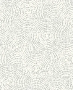 Brewster 2904-24523 Vatten Platinum Geometric Wallpaper Online