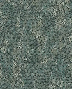 Brewster 300522 Viper Teal Snakeskin Wallpaper Outlet