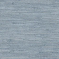 Brewster 3120-256020 Waverly Blue Faux Grasscloth Wallpaper> Damask, Trellis & Geometrics