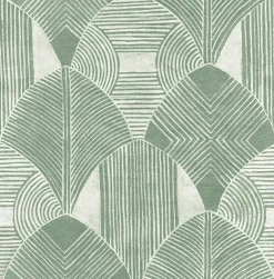 Brewster/ASP 2964-25932 Westport Green Geometric Wallpaper Best