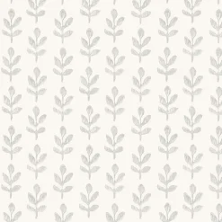 Brewster 3123-13842 Whiskers Light Grey Leaf Wallpaper> Architectural
