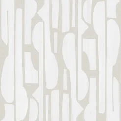 Brewster 395895 White Linen Tapestry Wall Mural> Damask, Trellis & Geometrics