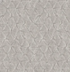 Brewster/ASP 2970-26115 Wright Pewter Textured Triangle Wallpaper> Florals
