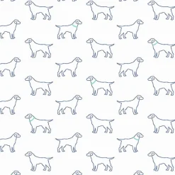 Brewster 3122-10404 Yoop Off-White Dog Wallpaper> Animals & Insects