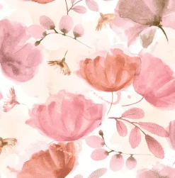 Brewster 2904-25680 Zahra Pink Floral Wallpaper> Architectural