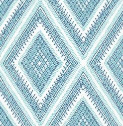 Brewster/ASP 2969-26013 Zaya Blue Tribal Diamonds Wallpaper> Florals