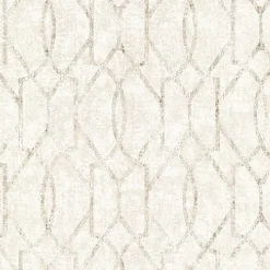 Brewster/ASP 4019-86448 Ziva Cream Trellis Wallpaper> Florals
