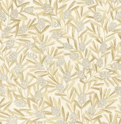 Brewster/ASP 2970-26103 Zulma Gold Decorative Botanical Wallpaper Best