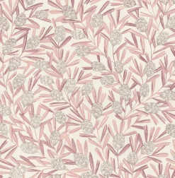 Brewster/ASP 2970-26104 Zulma Pink Decorative Botanical Wallpaper> Architectural