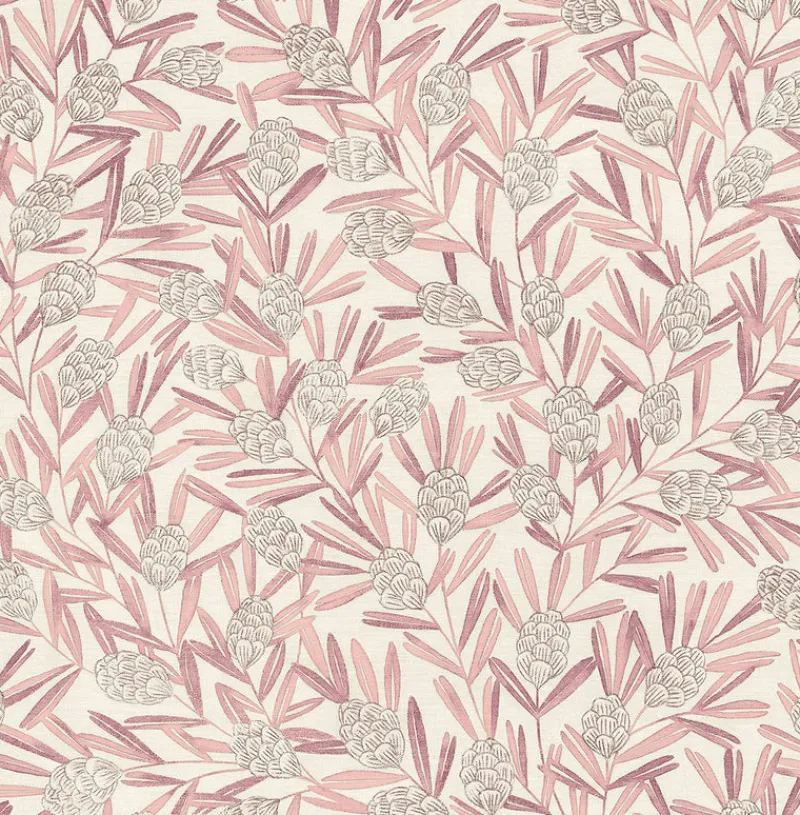 Brewster/ASP 2970-26104 Zulma Pink Decorative Botanical Wallpaper> Architectural