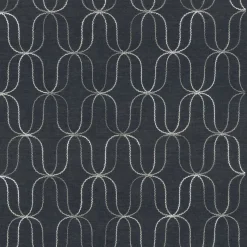 PKaufmann_inc/PKL Acoustic Embroidery 180052 Onyx Novogratz Fabric> Specialty