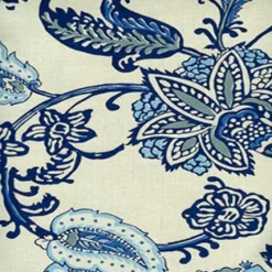 Laura Kiran Ajanta Handprint Indigo Sky Fabric Discount