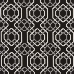 SMC/Bella Dura Alexandria Black White Bella Dura Fabric Discount