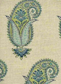 Laura Kiran Antique Paisley Print Spring Fabric> Paisley