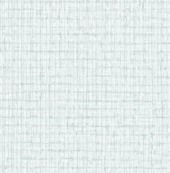 Brewster/ASP Aqua Palmweave Wallpaper> Contemporary & Modern