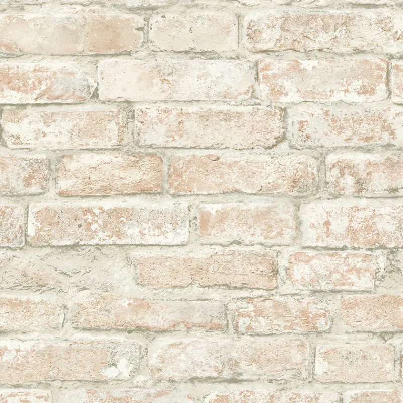 Brewster Arlington Multicolor Brick Wallpaper> Brick, Stone & Wood