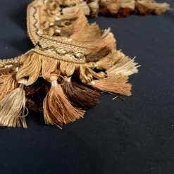 Trimland Art 2459 Brown Gold Tassel Fringe