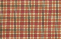 Laura Kiran Aruba Plaid Paprika Multi Fabric> Plaids & Checks