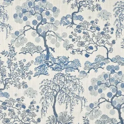 Regal Asuka Indigo Fabric> Florals