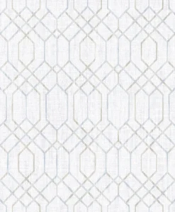 Brewster 2838-AW87732 Lyla Grey Trellis Wallpaper Outlet