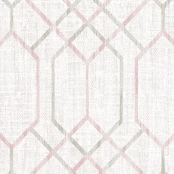 Brewster 2838-AW87731 Lyla Pink Trellis Wallpaper> Florals