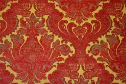 Covington Balenciaga Moroccan Red Fabric> Damask, Trellis & Geometrics
