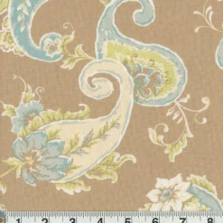Heritage Beacon Hill Sand Fabric> Paisley