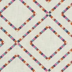 PKaufmann_inc/PKL Beaded Lattice Emb 410510 Carnival PK Lifestyles Fabric> Specialty