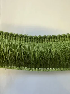 Stock/Parisia BIR606/107 2 inch Green Brush Fringe Hot