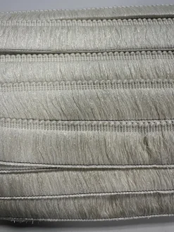 Stock/Parisia BIR606/3 White 2 inch Brush Fringe> Toile