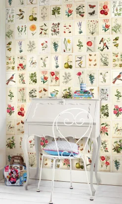 Brewster Botanical Paper Wallpaper Mural Sale