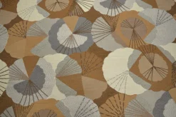 Stock/Closeout Bouquet Brown/Gray KB Textiles Fabric