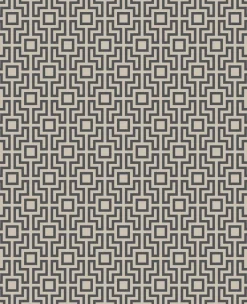 Brewster/ASP Boxwood Black Geometric Wallpaper> Florals