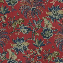 PKaufmann_inc/PKL Braganza 750680 Poppy Williamsburg Fabric New