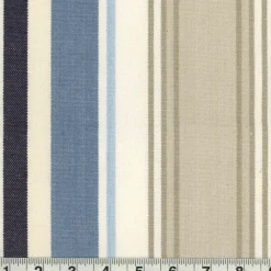 Heritage Bridgewater Lake Fabric> Stripes & Chevrons