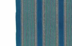 Laura Kiran Bronte Stripe Blue Fabric New