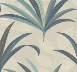 York/AV CA1552 Beiges El Morocco Palm Wallpaper> Architectural