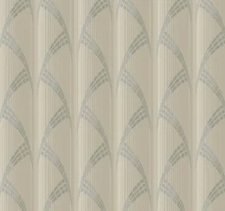 York/AV CA1584 Beiges Metropolis Wallpaper> Damask, Trellis & Geometrics