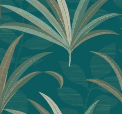 York/AV CA1549 Blues El Morocco Palm Wallpaper Best