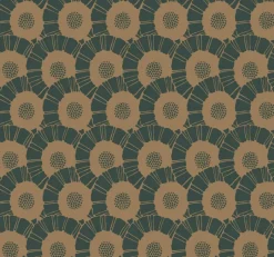 York/AV CA1560 Metallics Coco Bloom Wallpaper Hot